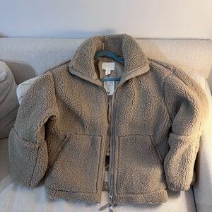 Cozy Sherpa Jacket - Tan